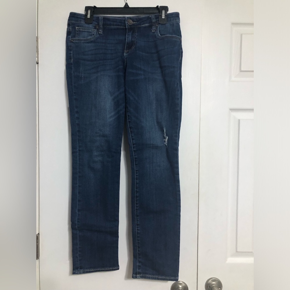 Kut from the Kloth boyfriend jeans women’s size 6‎ medium wash distressed